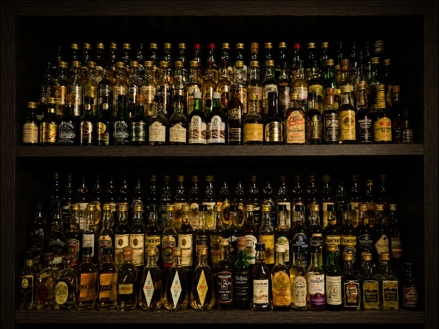 The Art of Whisky product shelf