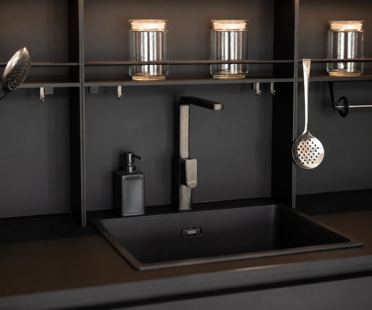 Kitchen interior detail