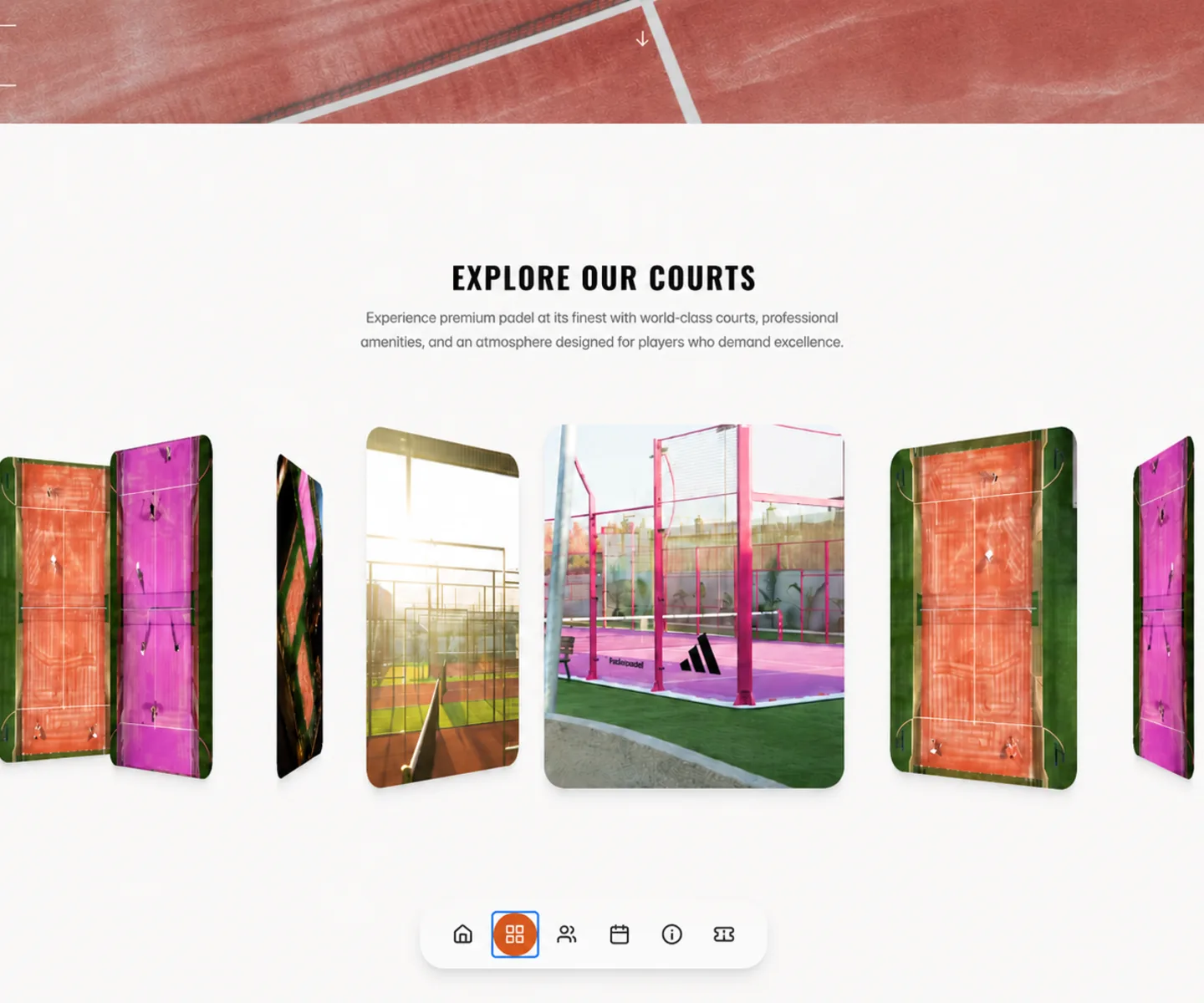 Padeland website visual
