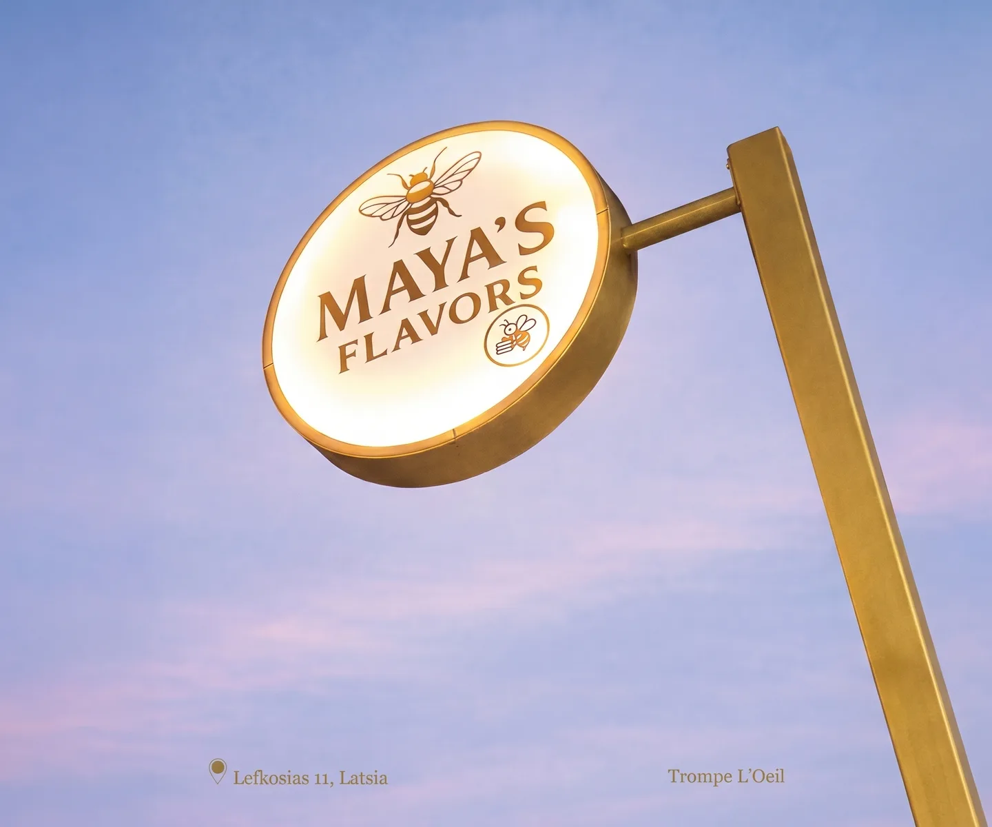 Maya Flavors signage